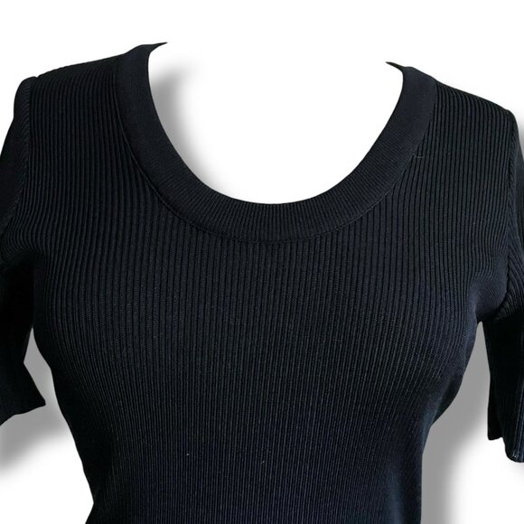 Vintage 1970s Dalton Womens Maxi Dress Sz M/L Mediun Large Black Green Yellow - Picture 6 of 10